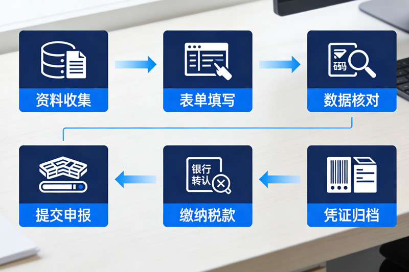 税务申报的工作流程 税务申报的工作流程